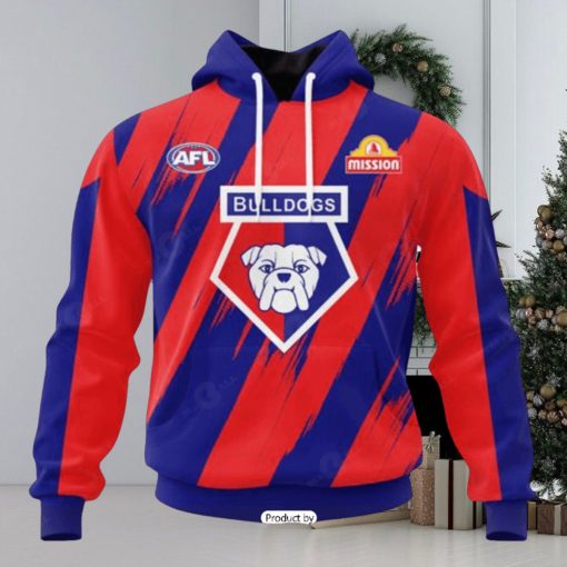 HOT Personalized AFL Western Bulldogs Special Mix Design Hoodie Sweatshirt 3D