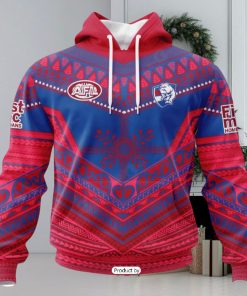 HOT Personalized AFL Western Bulldogs Special Pasifika Design Hoodie Sweatshirt 3D