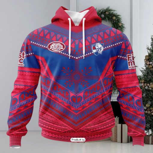 HOT Personalized AFL Western Bulldogs Special Pasifika Design Hoodie Sweatshirt 3D