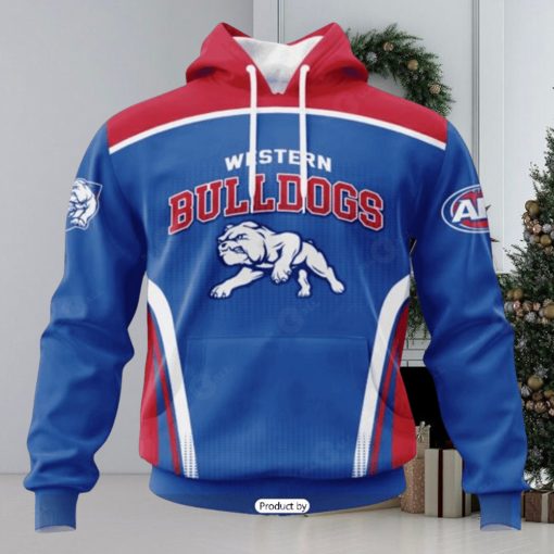 HOT Personalized AFL Western Bulldogs Special Sideline Design Hoodie Sweatshirt 3D