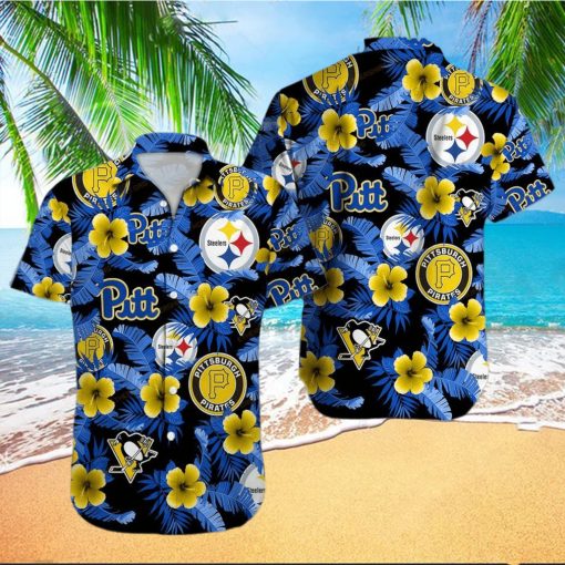 HOT Pittsburgh Panthers Pittsburgh Penguins Pittsburgh Steelers Pittsburgh Pirates Hawaiian Shirt