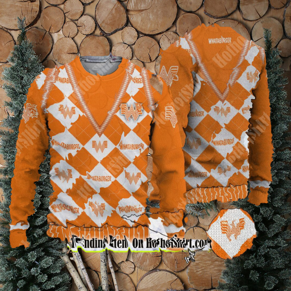 Whataburger on sale sweater christmas