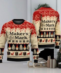 Makers Mark Ugly Sweater Beer Drinking