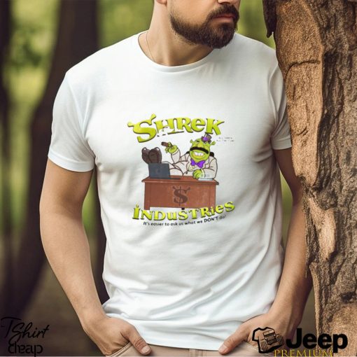 $HREK INDUSTRIES CARTOON ART SHREK SHIRT