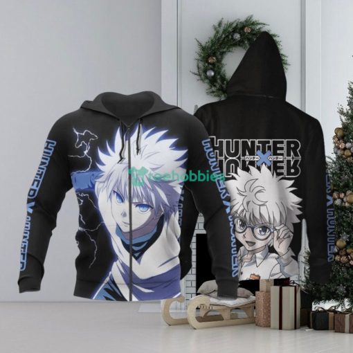 HUNTER X HUNTER Killua Zoldyck Black Zip Up Hoodie