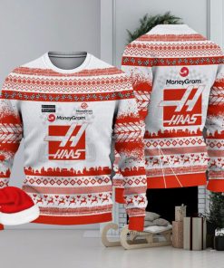 Haas Formula 1 Team Kintted Christmas 3D Sweater For Men And Women