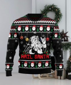 Hail Santa Ugly Christmas Sweater Gift Men Women