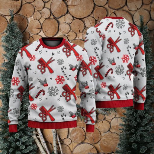 Hair Stylist Christmas Pattern Sweater Trending For Men And Women Gift Holidays