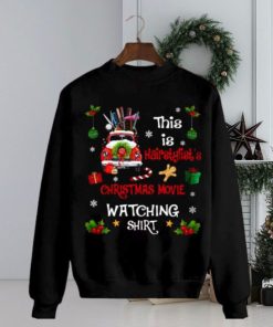 Hairdresser Christmas Movie Watching Xmas Gift Shirt