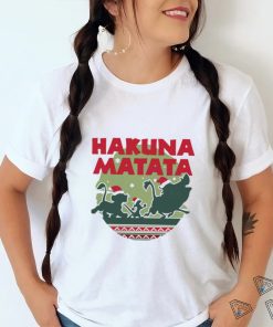 Hakuna Matata Simba Timon Pumbaa Christmas shirt