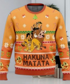 Hakuna Matata The Lion King Disney Ugly Sweater