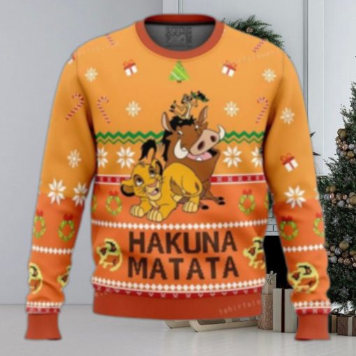 Hakuna Matata The Lion King Disney Ugly Sweater