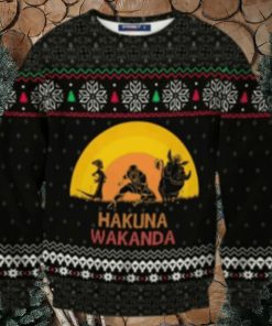 Hakuna Wkanda Ugly Christmas Sweater