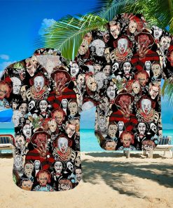 Halloween Aloha Freddy Krueger Hawaiian Shirt Horror Character