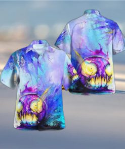 Halloween Aloha Gastly Pokemon Hawaiian Shirt Summer Beach Gift
