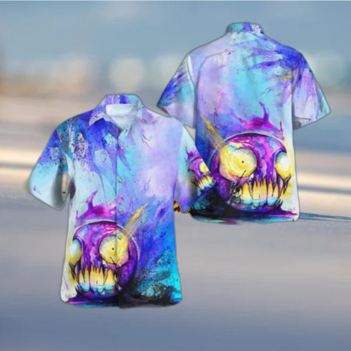 Halloween Aloha Gastly Pokemon Hawaiian Shirt Summer Beach Gift
