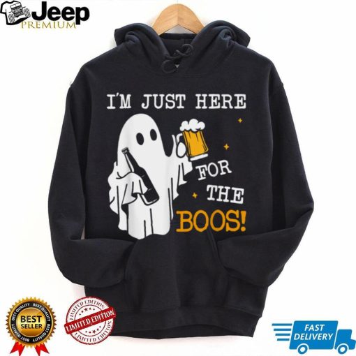 Halloween I'm Just Here For Boos Halloween Beer Lovers T Shirt