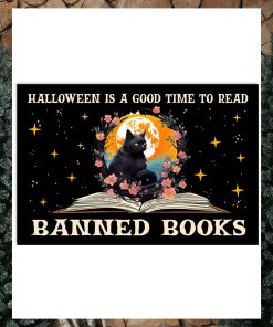 Halloween Is A Good Time To Read Banned Books Poster