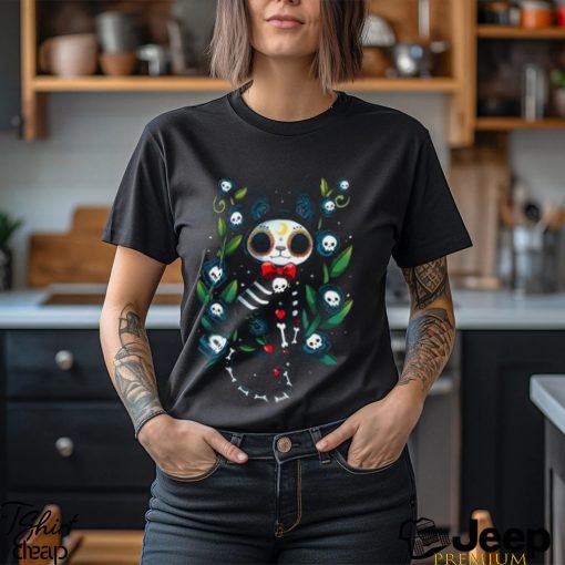 Halloween Skeleton Cat Shirt