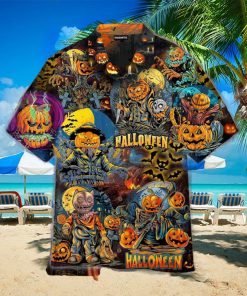 Halloween Zombie Pumpkin Halloween Hawaiian Shirt