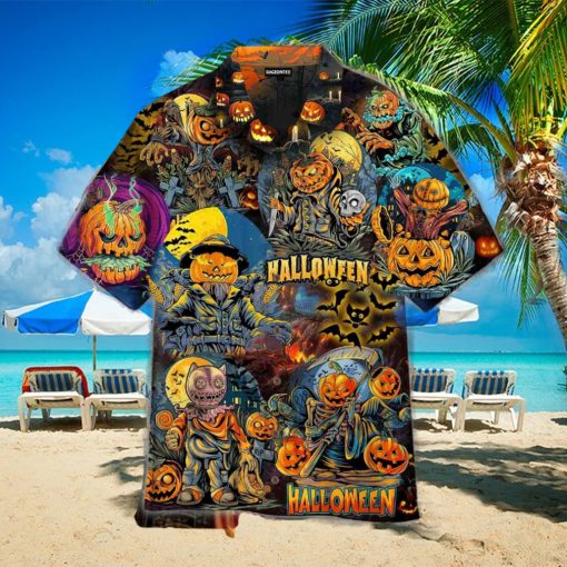 Halloween Zombie Pumpkin Halloween Hawaiian Shirt