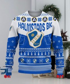 Halmstads BK Allsvenskan Sweden Ugly Sweater Christmas