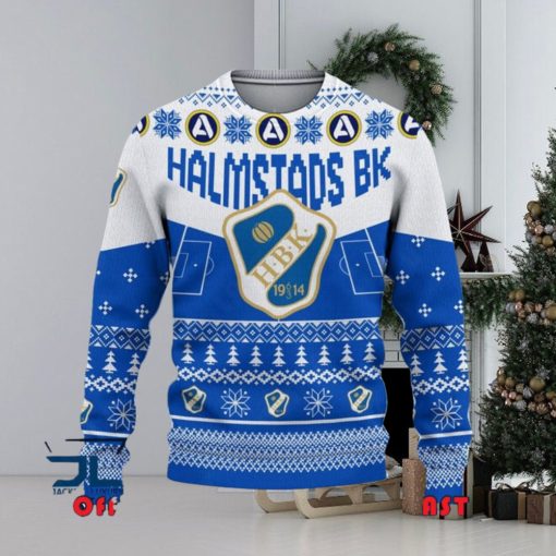 Halmstads BK Allsvenskan Sweden Ugly Sweater Christmas