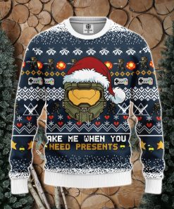 Halo 3D Ugly Christmas Sweater Amazing Gift Men And Women Christmas Gift
