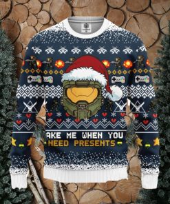 Halo 3D Ugly Christmas Sweater Amazing Gift Men And Women Cute Christmas Gift