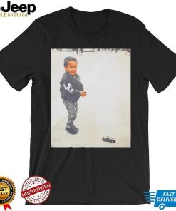 Hamilton baby with toy photo shirt