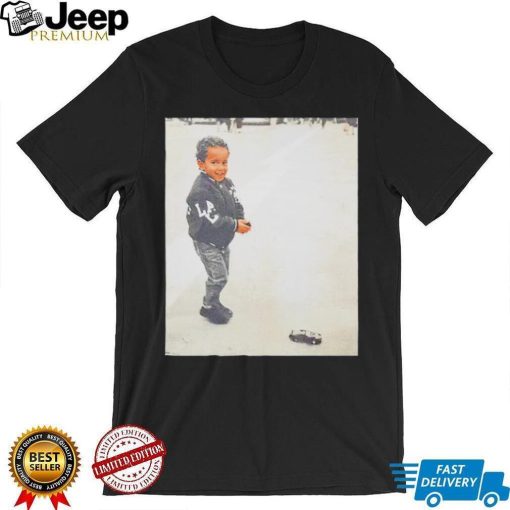 Hamilton baby with toy photo shirt