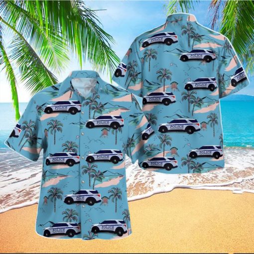 Hampstead Police Department Maryland Aloha Summer Gift Hawaiian Shirt