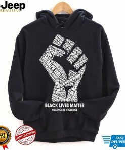 Hand Black Lives Matter Silence Is Violence Shirt