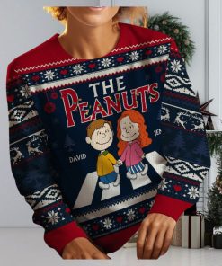 Hand In Hand Couple Personalized 3D Knitted Ugly Sweater