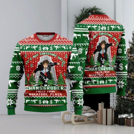 Hans gruber nakatomi plaza fall Ugly Christmas Sweater