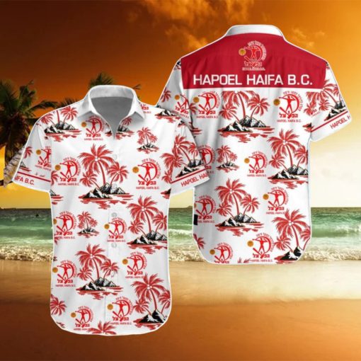 Hapoel Haifa B.C Hawaiian Shirt And Short New Design For Fans