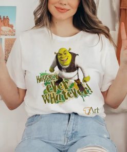 Happily Ever Whatever Shrek cartoon shirt