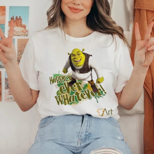 Happily Ever Whatever Shrek cartoon shirt