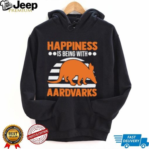 Happiness Is Being With Aardvark Lucky Sunset T Shirt