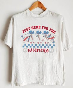 Happy 4th Of July Just Here For The Wieners shirt