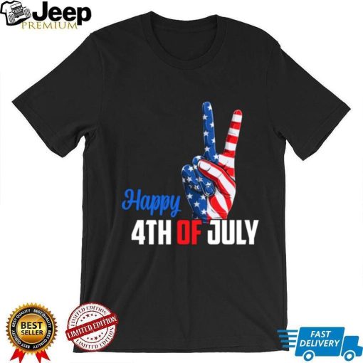 Happy 4th Of July Peace America Independence Day shirt