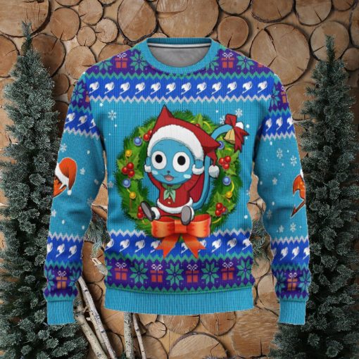 Happy Anime Custom Fairy Tail Xmas Ideas Ugly Christmas Sweater Gift Thanksgiving