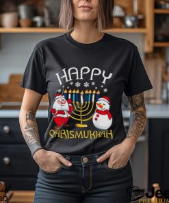 Happy Chrismukkah Jewish Santa Christmas shirt