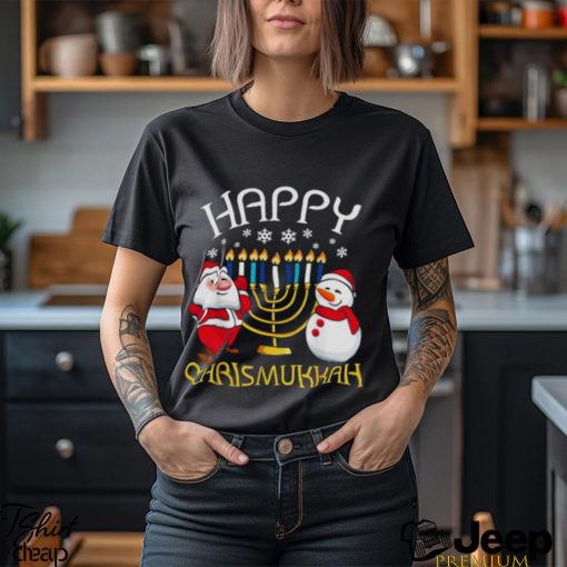 Happy Chrismukkah Jewish Santa Christmas shirt