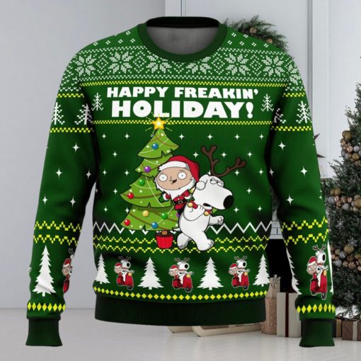 Happy Freakin Holidays Family Guy Ugly Christmas Sweater