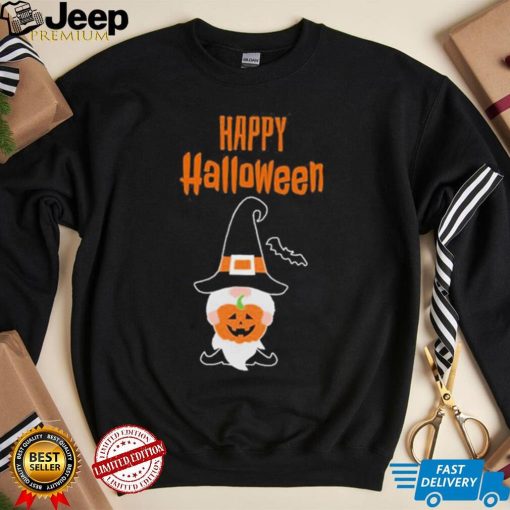 Happy Gnome Design Active Halloween Shirt