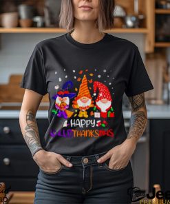 Happy HalloThanksMas Gnome shirt