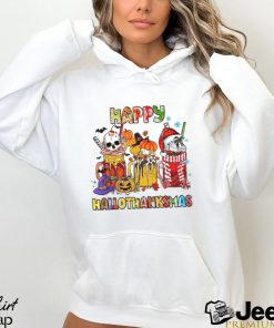 Happy Hallothanksmas Shirt, Halloween Holiday Season Tee Tops Crewneck