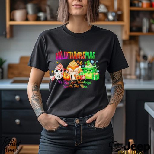 Happy Hallothanksmas coffee lover it’s the most wonderful time of the year shirt