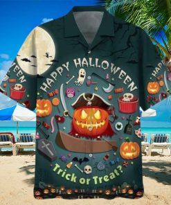 Happy Halloween Trick Or Treat Unisex Hawaiian Shirts